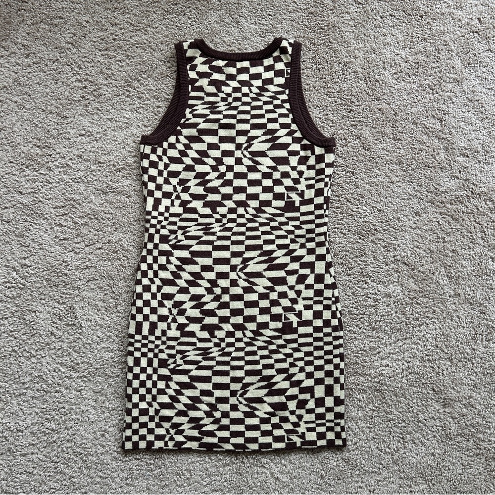 Dolls Kill Pretty Garbage Checkered Print Sleevel… - image 7